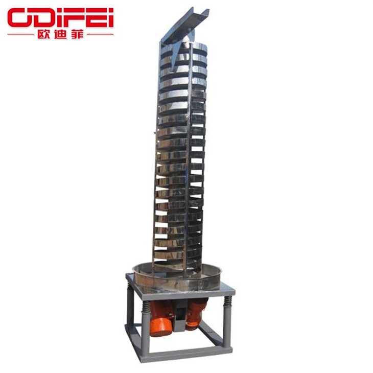 Fertilizer cooling spiral vertical vibration elevator (5)