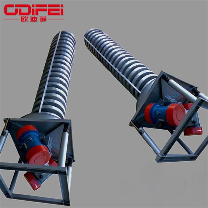 Fertilizer cooling spiral vertical vibration elevator (2)